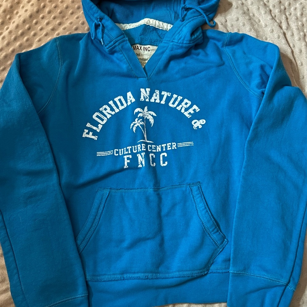 Max Inc. Blue Graphic Women's Hoodie